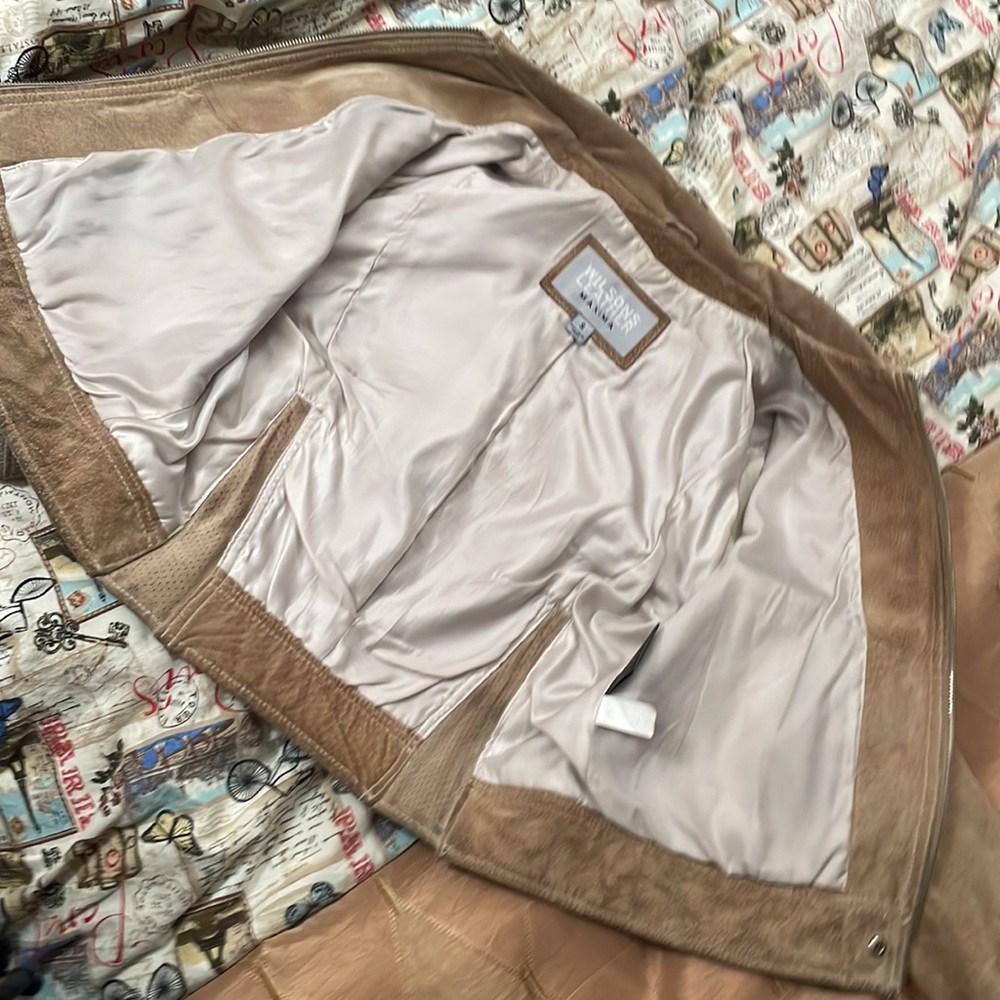 Cropped Suede Jacket - image 6